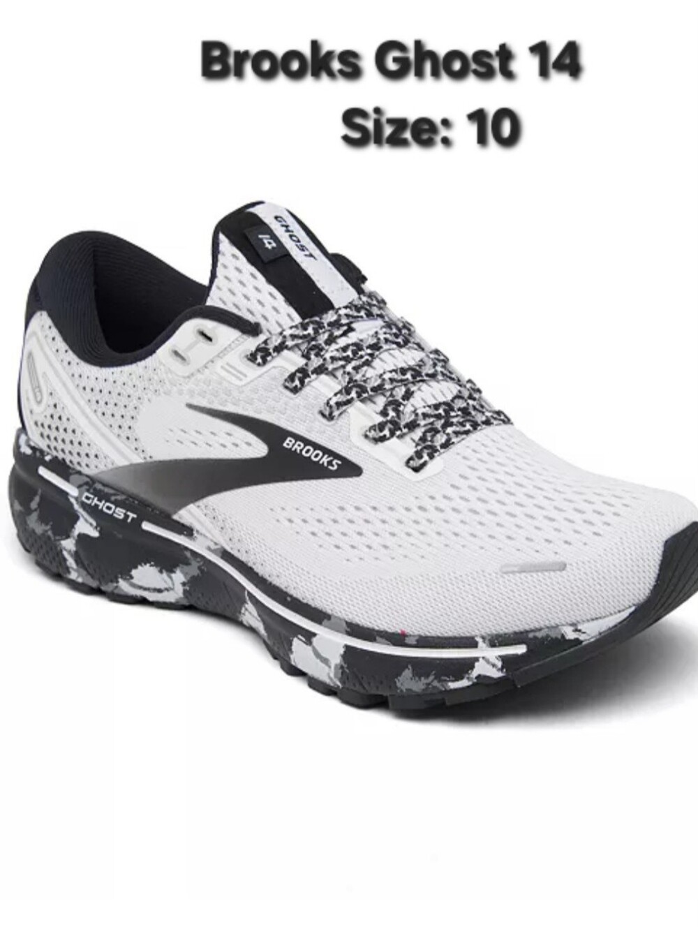 Brooks Ghost 14 Camo Women's Running Shoes Size 10